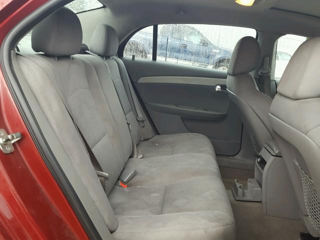 1G1ZC5E19BF232361 - 2011 CHEVROLET MALIBU 1LT მუქწითელი ფოტო 6