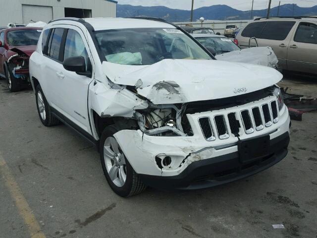 1C4NJCBA8GD634198 - 2016 JEEP COMPASS SP WHITE photo 1