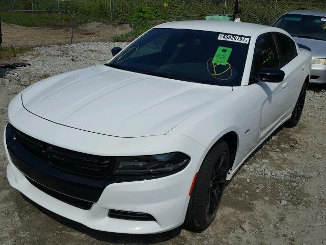 2C3CDXCTXHH644259 - 2017 DODGE CHARGER WHITE photo 2