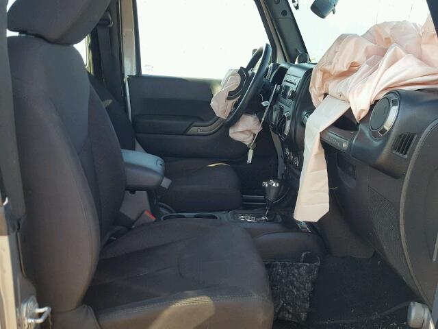 1C4AJWAG1EL143478 - 2014 JEEP WRANGLER S SILVER photo 5