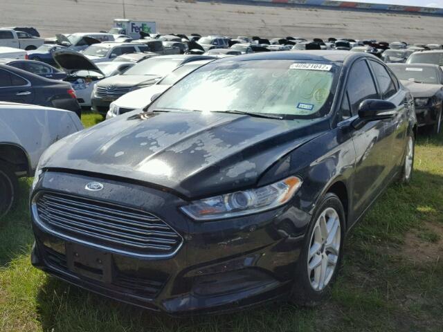 3FA6P0H74FR293343 - 2015 FORD FUSION SE BLACK photo 2