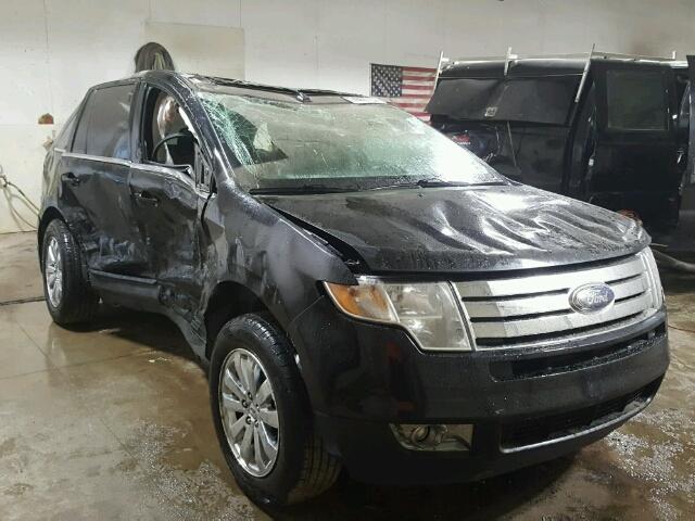 2FMDK49C38BB34992 - 2008 FORD EDGE BLACK photo 1