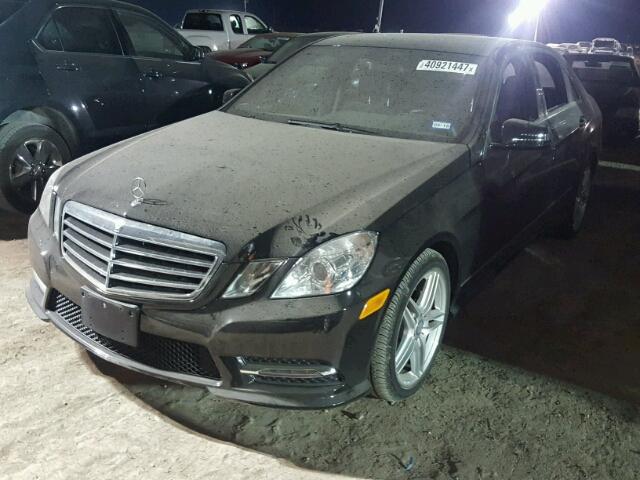 WDDHF5KB4DA772567 - 2013 MERCEDES-BENZ E 350 BLACK photo 2