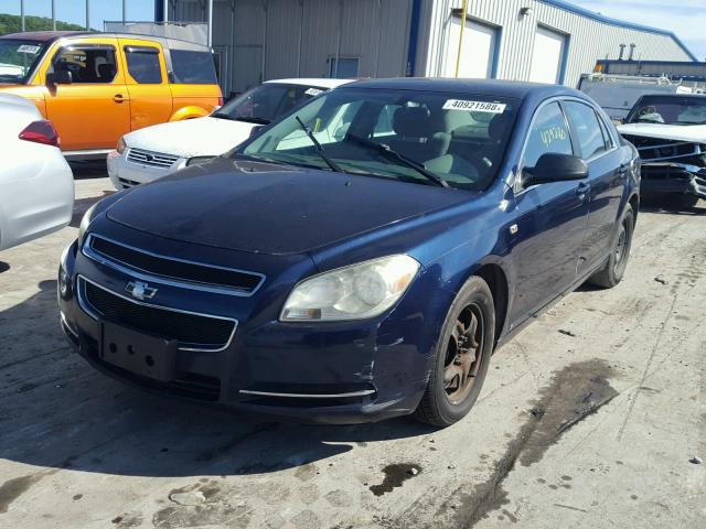 1G1ZG57B88F164279 - 2008 CHEVROLET MALIBU LS Mavi foto 2