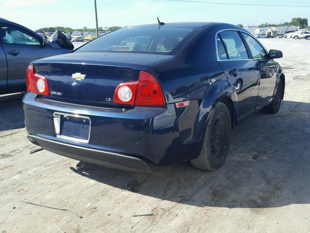 1G1ZG57B88F164279 - 2008 CHEVROLET MALIBU LS Mavi foto 4