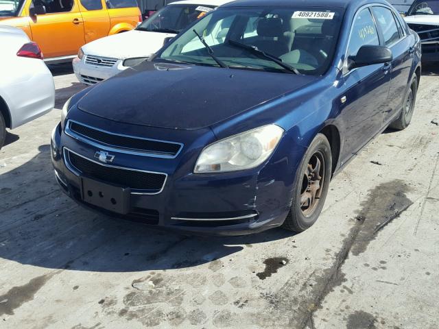 1G1ZG57B88F164279 - 2008 CHEVROLET MALIBU LS Mavi foto 9