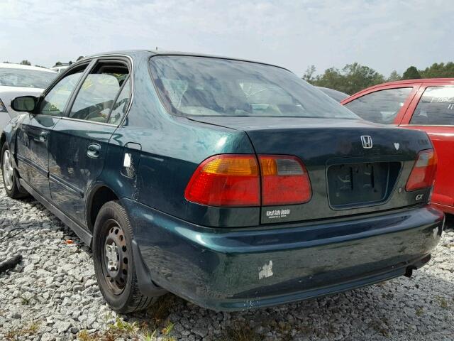 1HGEJ8647YL064656 - 2000 HONDA CIVIC EX 绿色 照片 3