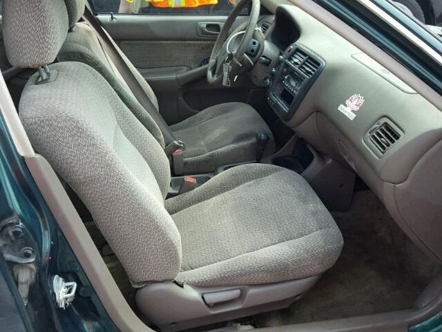 1HGEJ8647YL064656 - 2000 HONDA CIVIC EX 绿色 照片 5