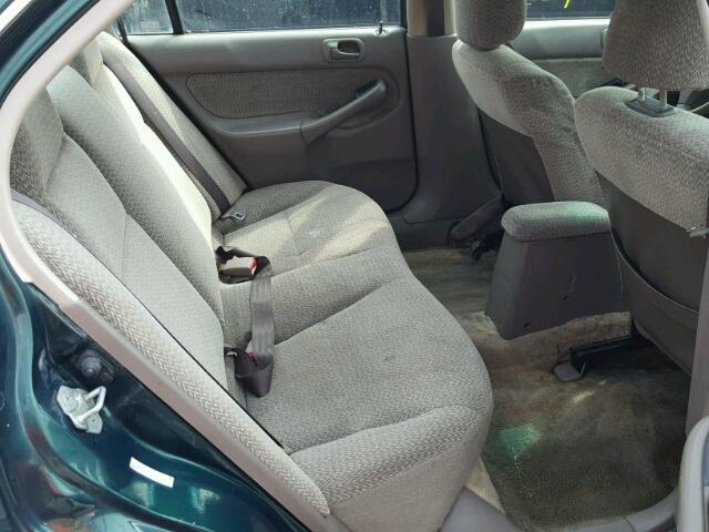 1HGEJ8647YL064656 - 2000 HONDA CIVIC EX 绿色 照片 6