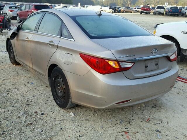 5NPEB4AC1CH320435 - 2012 HYUNDAI SONATA GOLD photo 3