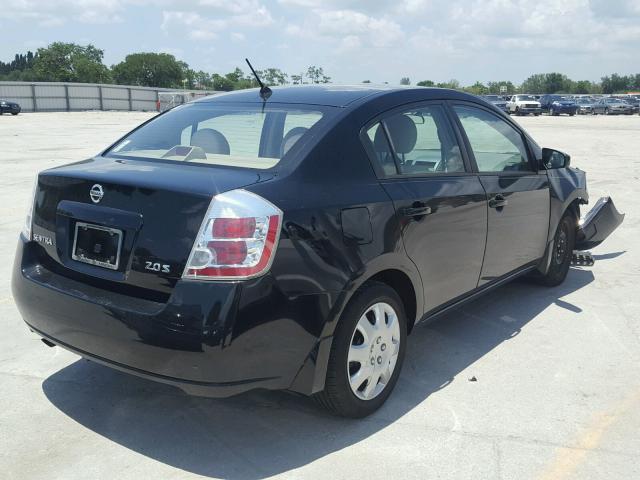 3N1AB61E47L635301 - 2007 NISSAN SENTRA 2.0 BLACK photo 4