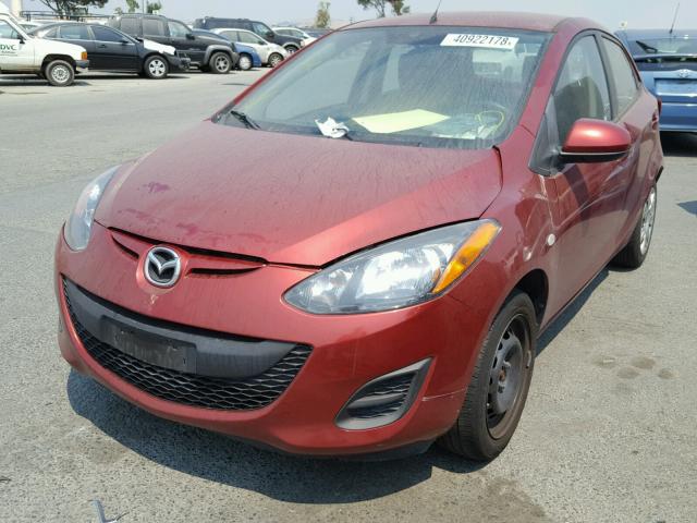 JM1DE1KZ1E0182559 - 2014 MAZDA MAZDA2 SPO 红色 照片 2