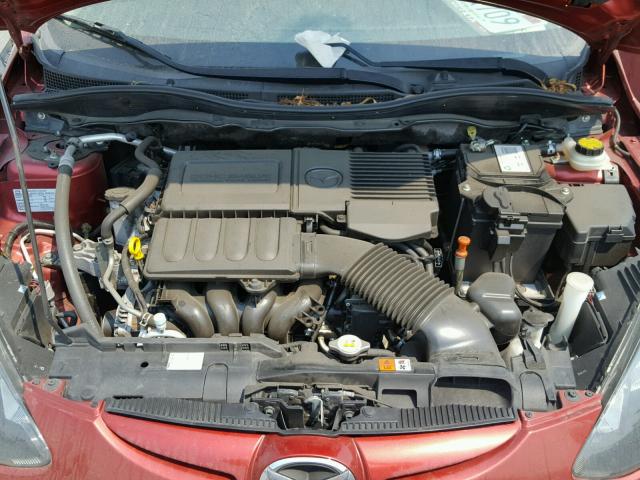 JM1DE1KZ1E0182559 - 2014 MAZDA MAZDA2 SPO 红色 照片 7