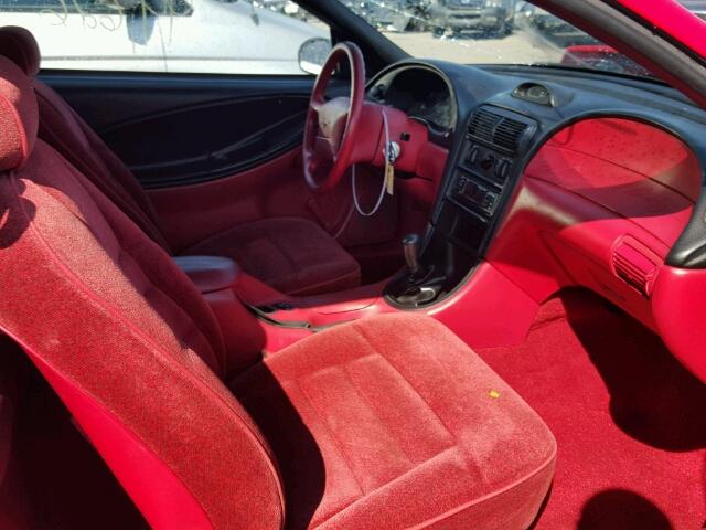 1FALP42T6SF203004 - 1995 FORD MUSTANG GT RED photo 5