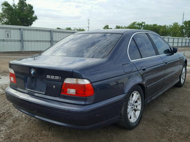 WBADT43413G028073 - 2003 BMW 525 I AUTO BLUE photo 4