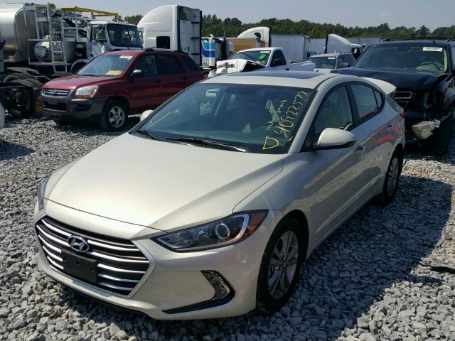 KMHD84LF9HU327000 - 2017 HYUNDAI ELANTRA BROWN photo 2