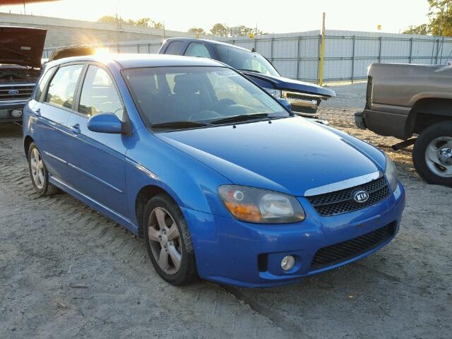 KNAFE162985010631 - 2008 KIA SPECTRA5 5 BLUE photo 1