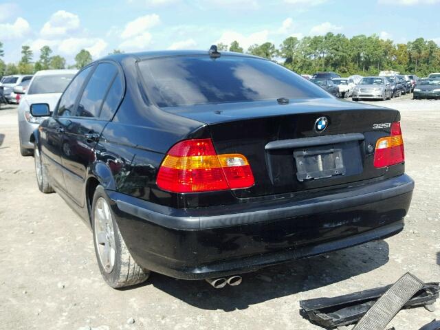 WBAEV33404KW15176 - 2004 BMW 325 I BLACK photo 3