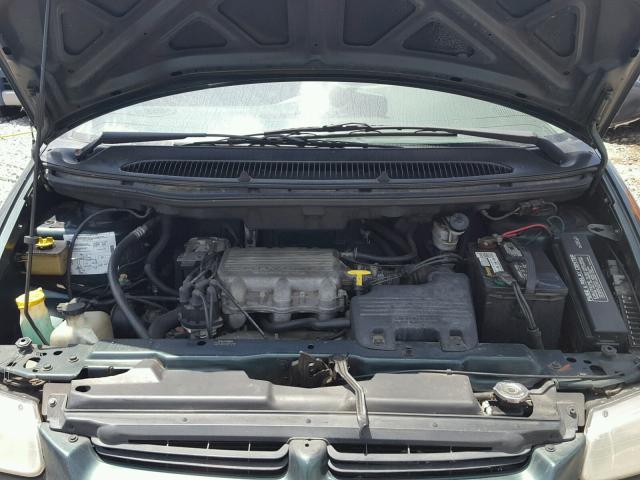 2B4FP2531VR398432 - 1997 DODGE CARAVAN GREEN photo 7