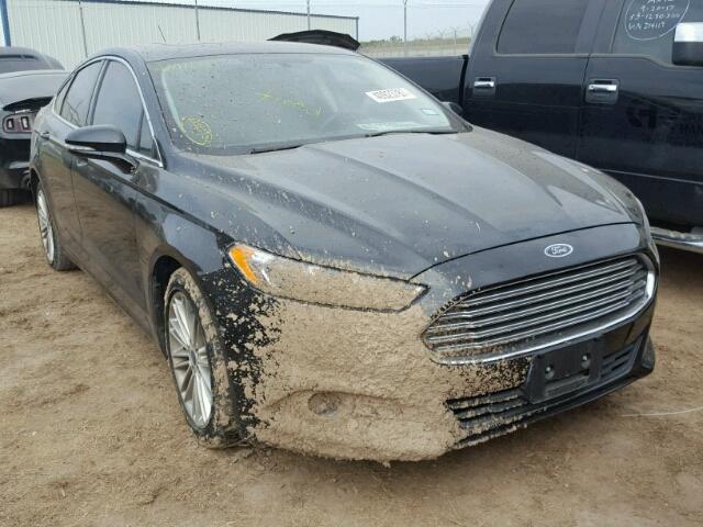 3FA6P0H96DR323182 - 2013 FORD FUSION BLACK photo 1