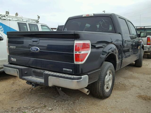 1FTFW1CFXDKD28552 - 2013 FORD F150 SUPER BLACK photo 4