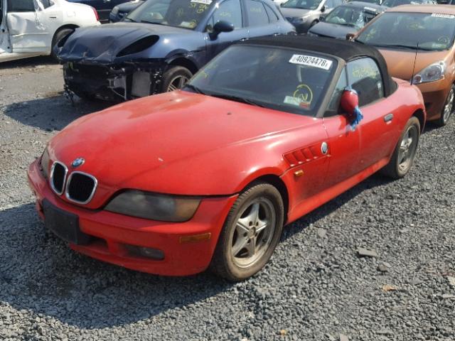 4USCH7326TLB71475 - 1996 BMW Z3 1.9 RED photo 2
