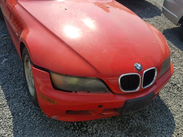 4USCH7326TLB71475 - 1996 BMW Z3 1.9 RED photo 7