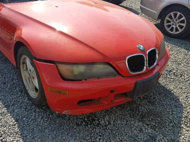 4USCH7326TLB71475 - 1996 BMW Z3 1.9 RED photo 9