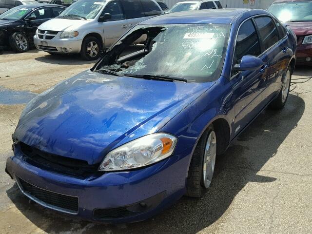 2G1WD58C069247682 - 2006 CHEVROLET IMPALA SUP BLUE photo 2