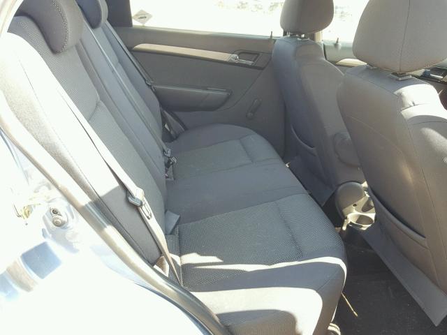 KL1TD56667B060428 - 2007 CHEVROLET AVEO BASE Теңіз түсті фото 6