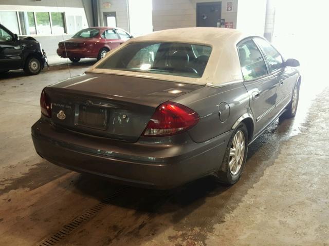 1FAFP56S34G130630 - 2004 FORD TAURUS SEL GRAY photo 4