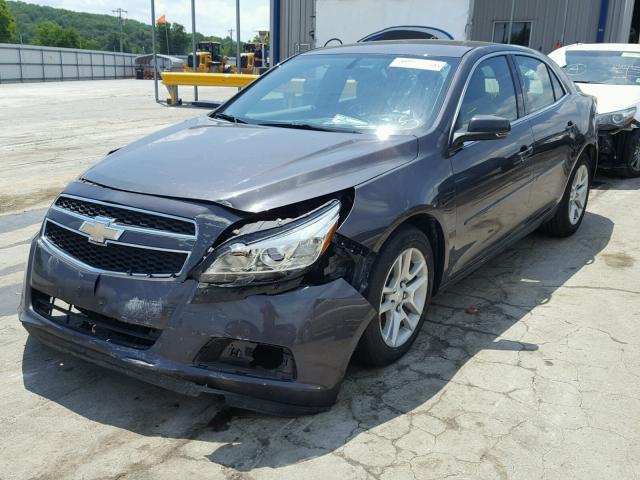 1G11C5SA9DF342251 - 2013 CHEVROLET MALIBU 1LT CHARCOAL photo 2