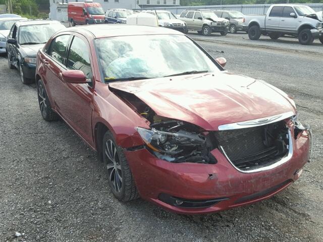 1C3CCBCG9DN597459 - 2013 CHRYSLER 200 LIMITE MAROON photo 1