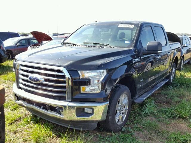 1FTEW1CG1GKE01056 - 2016 FORD F150 SUPER BLACK photo 2