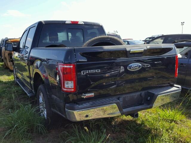 1FTEW1CG1GKE01056 - 2016 FORD F150 SUPER BLACK photo 3