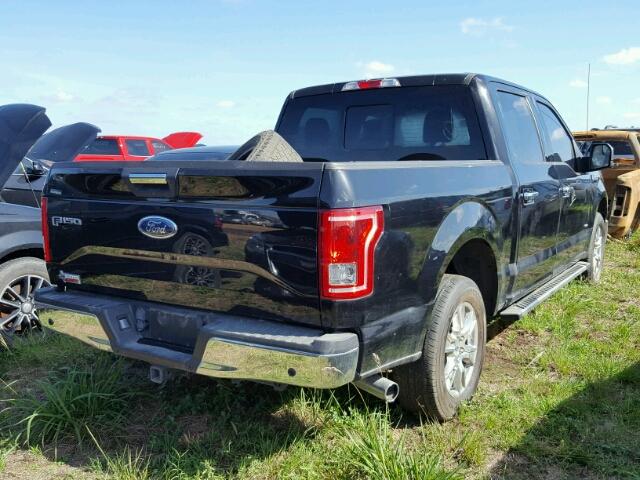 1FTEW1CG1GKE01056 - 2016 FORD F150 SUPER BLACK photo 4