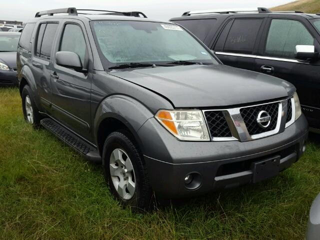 5N1AR18U56C665034 - 2006 NISSAN PATHFINDER GRAY photo 1