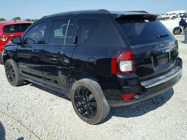 1C4NJCEA9FD335880 - 2015 JEEP COMPASS BLACK photo 3