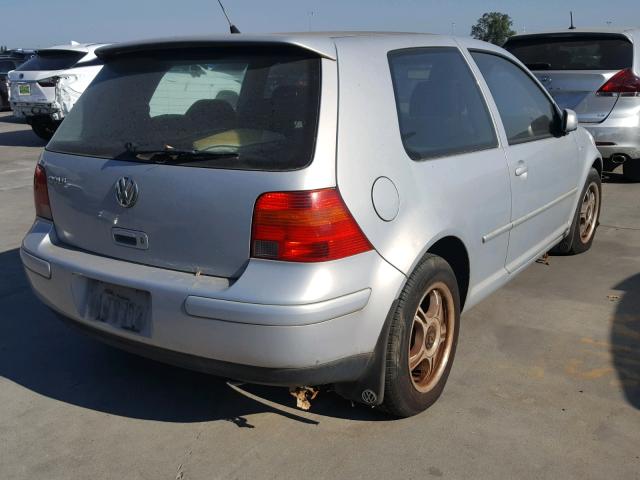 WVWBC21J9YW677995 - 2000 VOLKSWAGEN GOLF GL SILVER photo 4