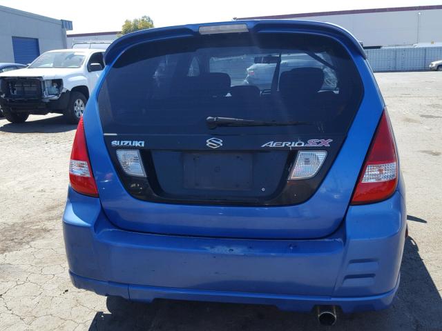 JS2RC41H035210542 - 2003 SUZUKI AERIO SX BLUE photo 9