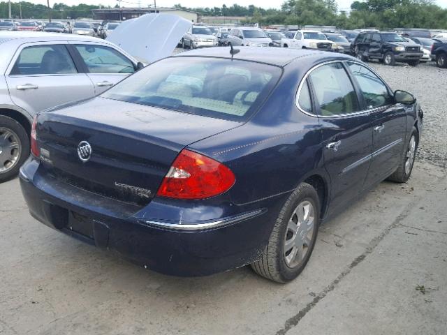 2G4WC582381165329 - 2008 BUICK LACROSSE C BLUE photo 4