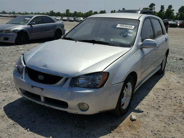 KNAFE161X65311896 - 2006 KIA SPECTRA5 SILVER photo 2