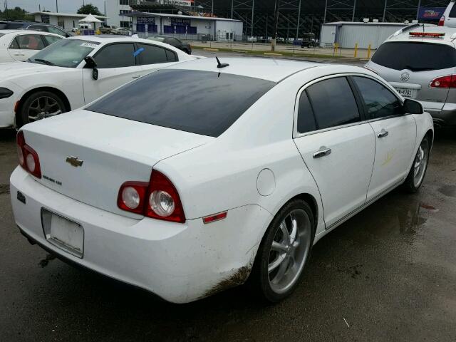 1G1ZE5EB0AF325089 - 2010 CHEVROLET MALIBU LTZ WHITE photo 4