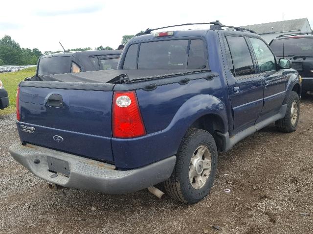 1FMZU77K24UC13165 - 2004 FORD EXPLORER S BLUE photo 4