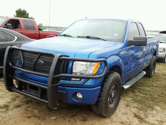 1FTFX1CF0DFC71333 - 2013 FORD F150 SUPER BLUE photo 2