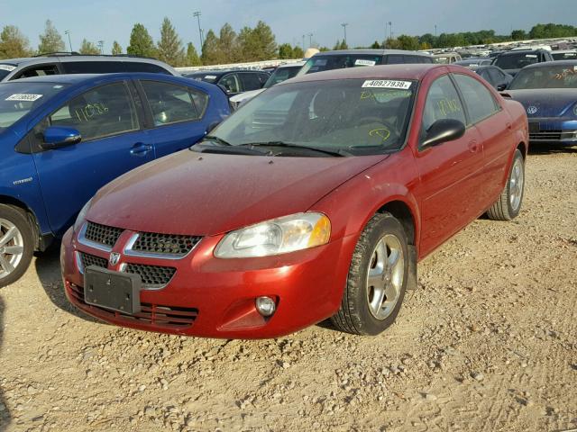 1B3EL46X26N148141 - 2006 DODGE STRATUS SX RED photo 2