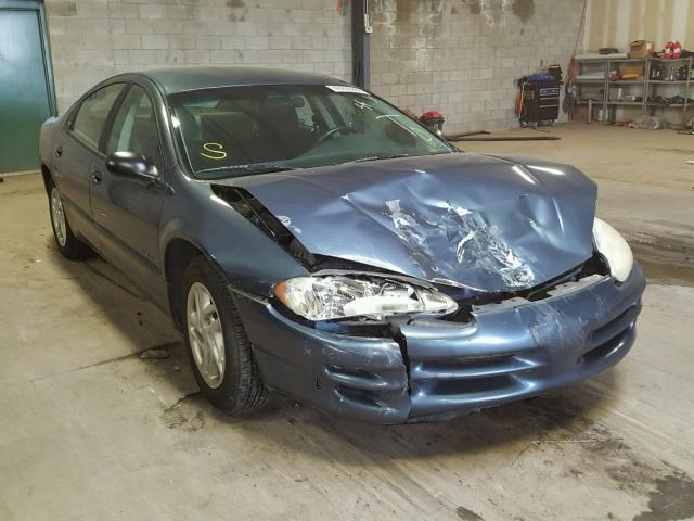 2B3HD46R81H686257 - 2001 DODGE INTREPID S BLUE photo 1