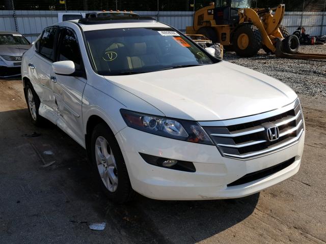 5J6TF2H55CL008163 - 2012 HONDA CROSSTOUR WHITE photo 1