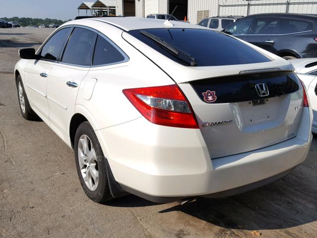 5J6TF2H55CL008163 - 2012 HONDA CROSSTOUR WHITE photo 3