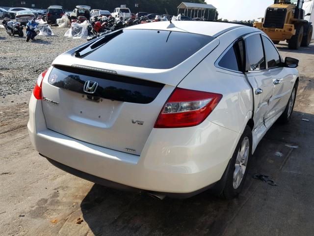 5J6TF2H55CL008163 - 2012 HONDA CROSSTOUR WHITE photo 4